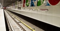 Roboty torowe na II linii metra w Warszawie - stacja Rondo ONZ